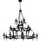Quoizel Octavia Chandelier 18 Lights Earth Black OCA5046EK - alternate 5